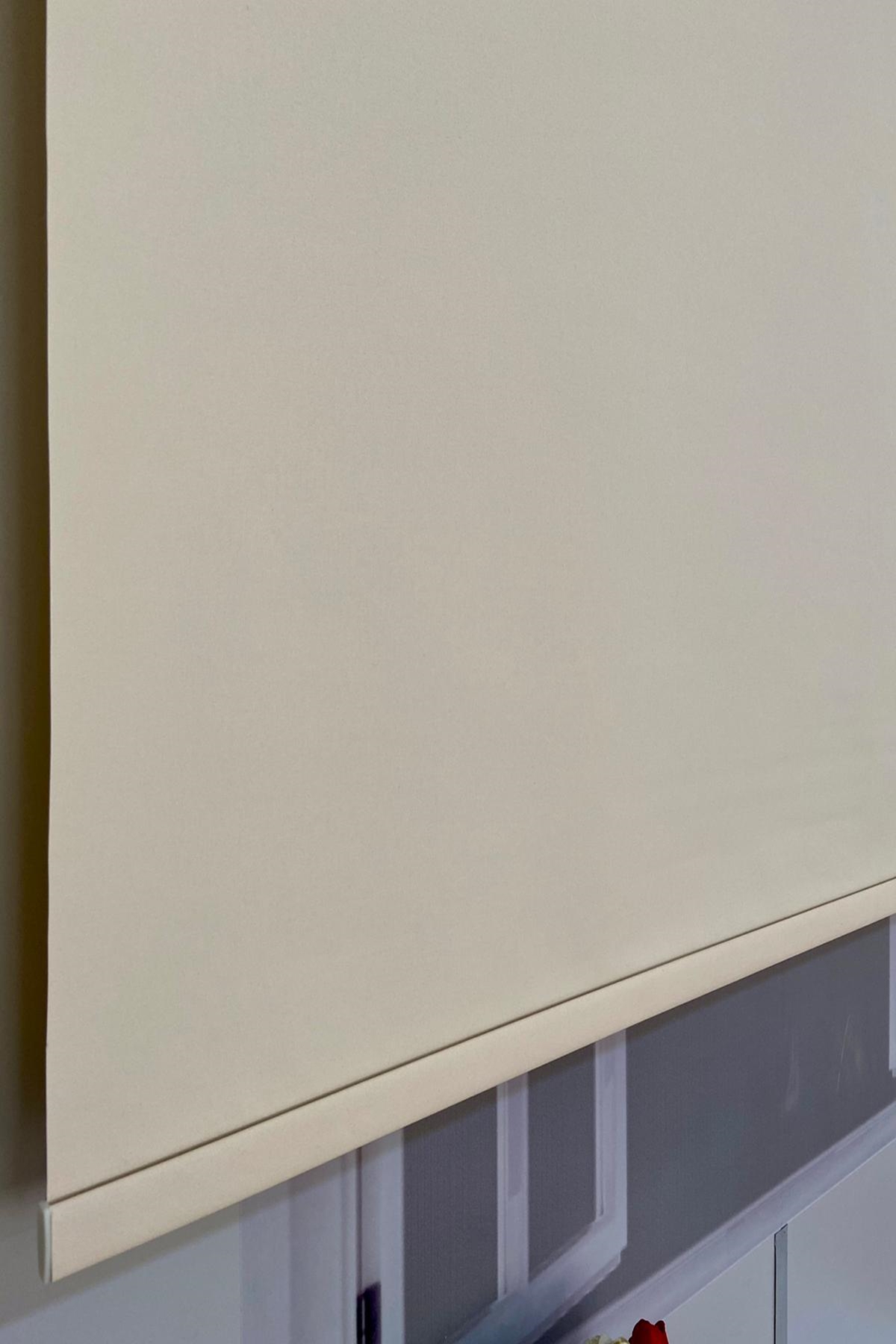 VP2504 Mat Kalın Stor Perde Koyu Krem