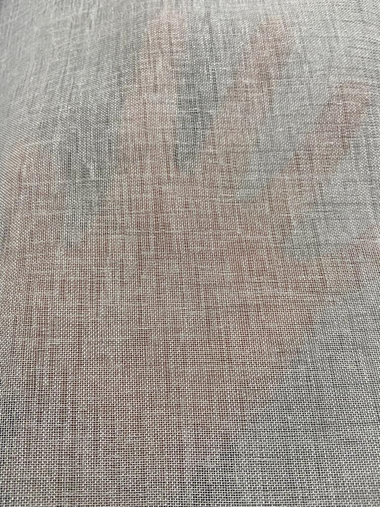 VP504 1. Kalite Foldet Keten Tül Perde 1/2,5 Pile Gri