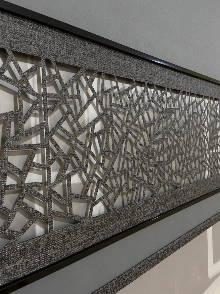 LZR320 Çift renkli lazer kesim  GRİ /ANTRASİT    stor perde